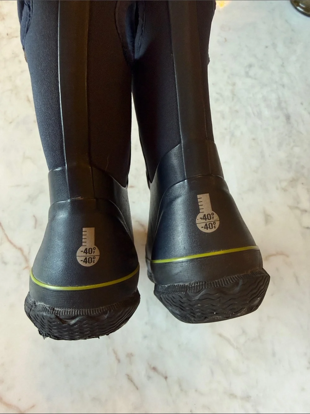 Bogs Youth Arcata Lace waterproof boots with Lime Accent - Youth